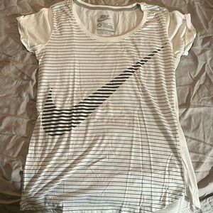 White Slim Fit Nike shirt